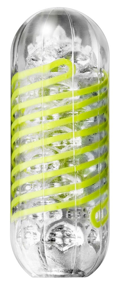 Tenga Spinner 03 Shell male masturbator with twisting design and fanned tile interior for enhanced sensation.