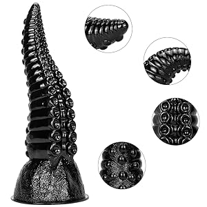 14 Inch Super Realistic Silicone Thick Monster Thrusting Tentacle Dildo with Strong Suction Cup
