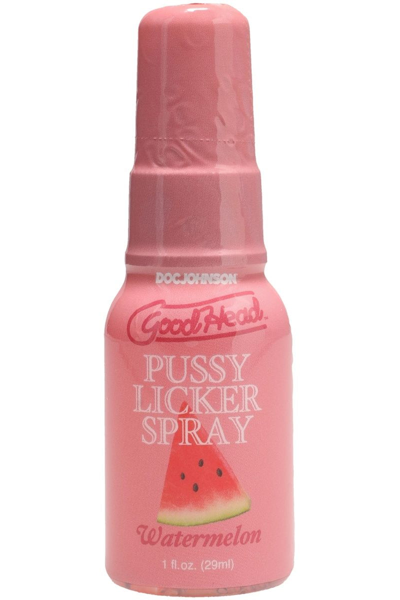 GoodHead Pussy Licker Spray Watermelon 1oz - A luxurious flavoured oral spray for enhanced Pleasure.