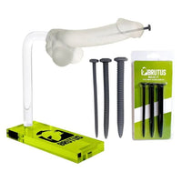 Brutus Screw You Ribbed Silicone Sound Set featuring ribbed structures in multiple diameters, ideal for a luxurious and pleasurable sounding experience.