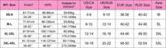 the size chart for a women's shoe size chart