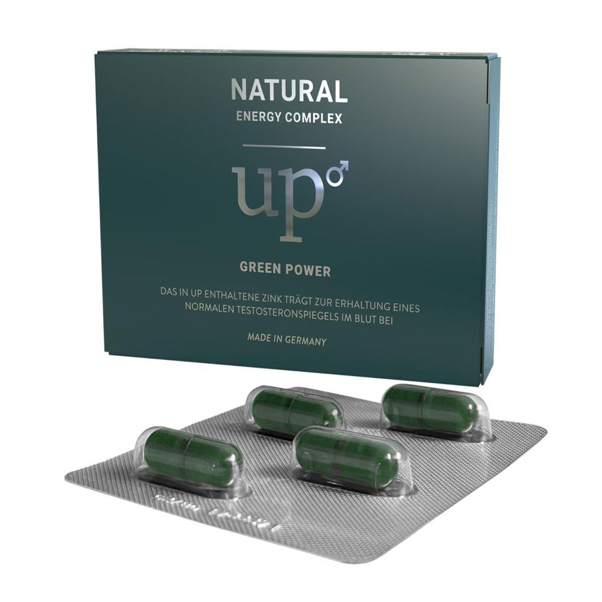 GREEN POWER Pills 4 Capsules - Herbal Enhancers for Men