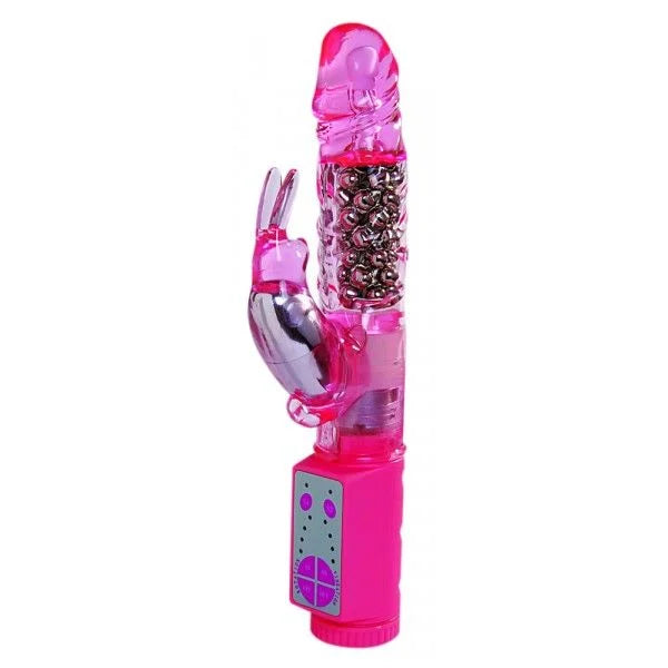 Minx Super Rabbit Vibrator - Intense Clitoral Stimulation in Sleek Pink