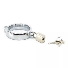 Metal Worx Steel Locking Cock Ring – Premium Weighted Design