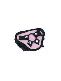 Pink Universal Strap-On Harness with Adjustable Straps & 2 O-Rings