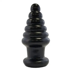Prowler RED Twisted Tease Butt Plug Black, a luxurious and advanced anal plug designed for enhanced pleasure and substantial size.