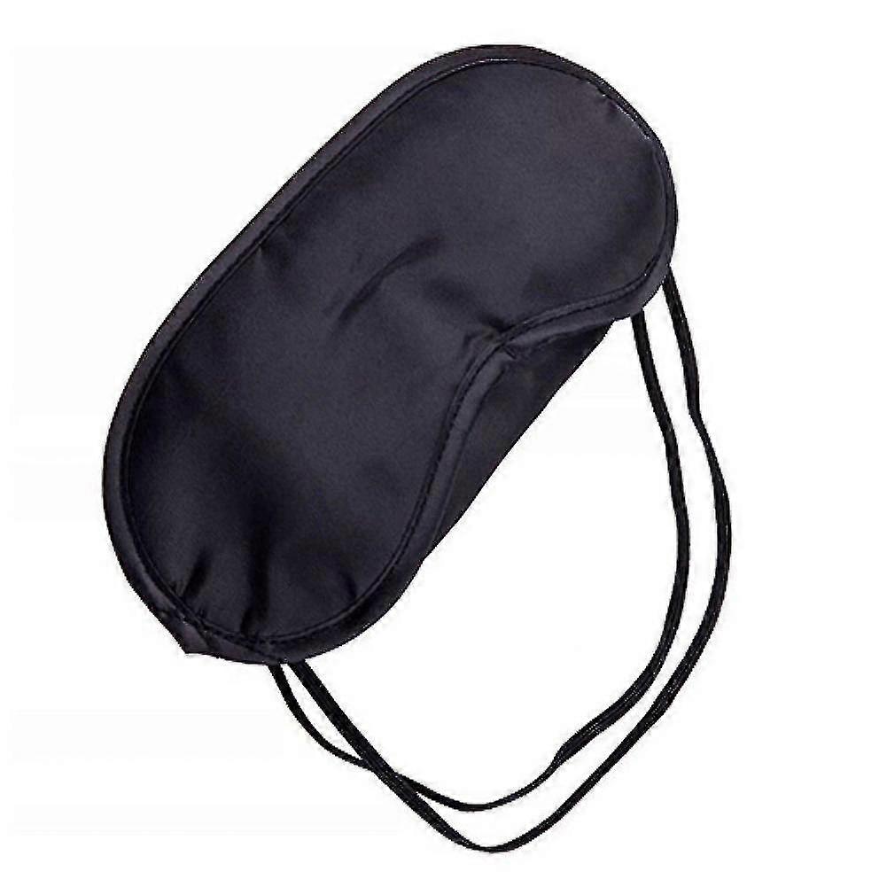 Black double strap blindfold bondage accessory