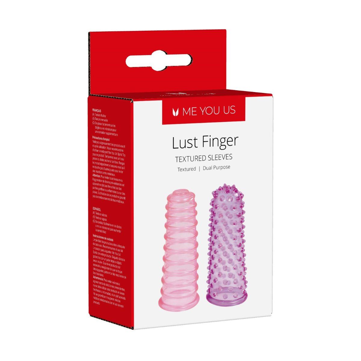 lust finger sleeves packaging