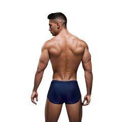 Close-up of Envy Sexy Slinky Brief highlighting the high-quality nylon and spandex blend for a flexible fit and sophisticated styling.
