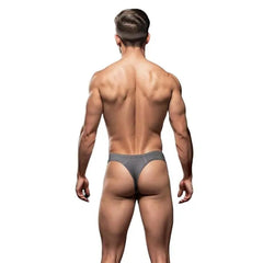 Envy Sexy Slinky Thong – Black / Grey (S–M, M–L, L–XL)