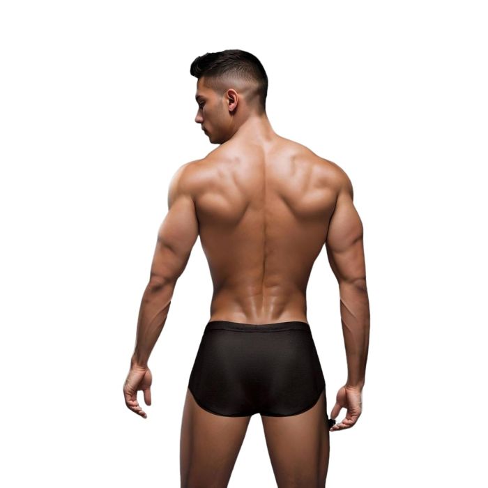 Envy men's sexy slinky briefs in navy and black, made from smooth, lightweight fabric with a comfortable elastic waistband.
