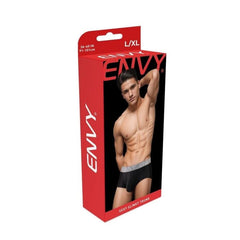 Envy Sexy Slinky Trunk laid flat to showcase its luxurious style and exceptional fit, an essential for any discerning man's wardrobe.