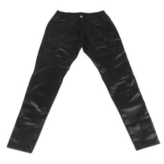 Scandals Men's Open Crotch Black Wet Look Trousers Bondage & Fetishwear - Wet-Look Scandals Lingerie 