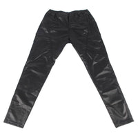 Thumbnail for Scandals Men's Open Crotch Black Wet Look Trousers Bondage & Fetishwear - Wet-Look Scandals Lingerie 