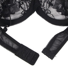 a close up of a bra on a white background