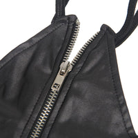 Thumbnail for a black purse with a zipper on it