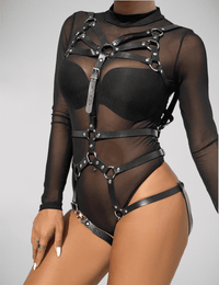 Thumbnail for Scandals Fashion Bondage Harness with Pleather Straps Body Harness Scandals Lingerie 