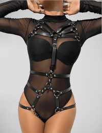 Thumbnail for Scandals Fashion Bondage Harness with Pleather Straps Body Harness Scandals Lingerie 