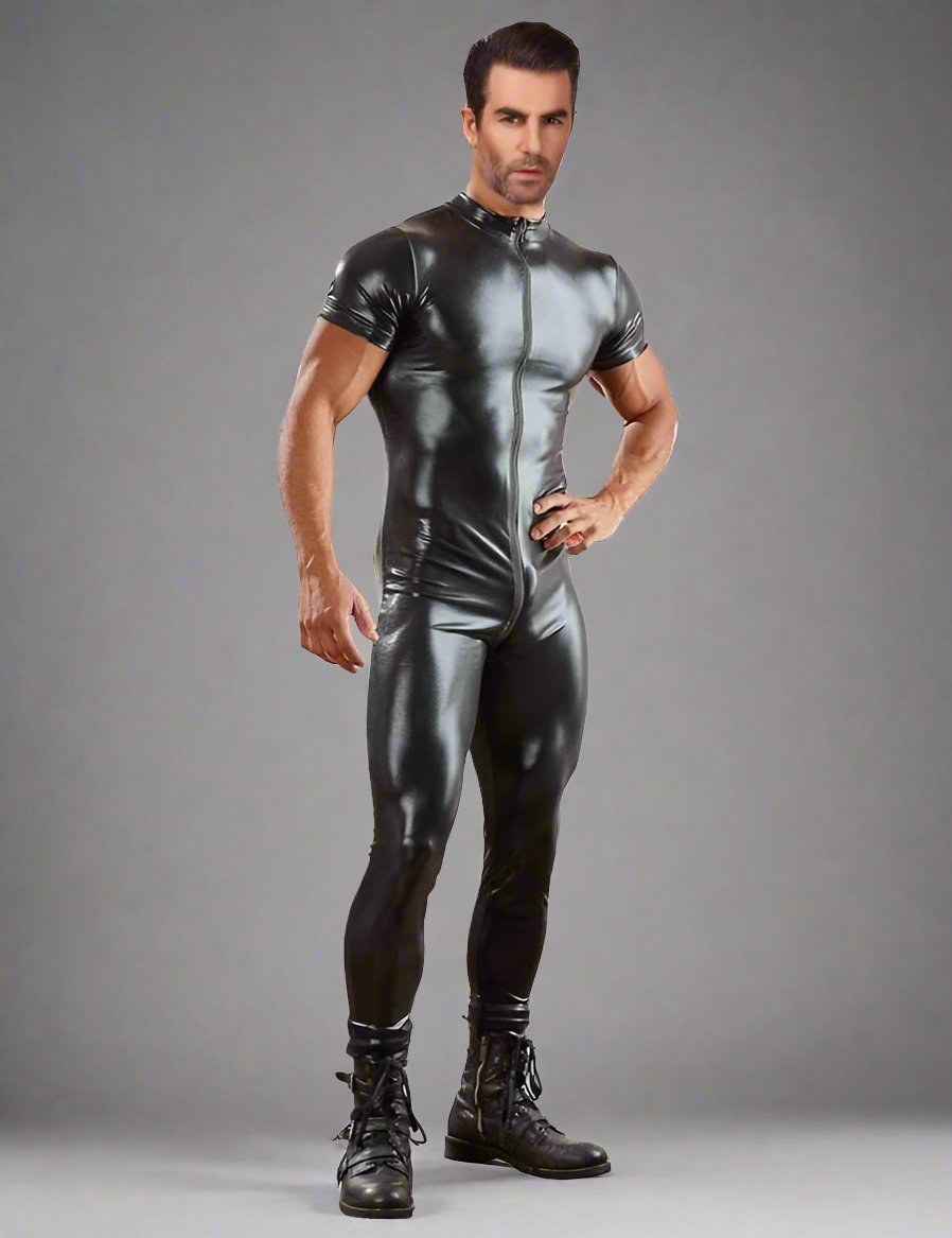a man in a wet suit posing for a picture
