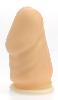Thumbnail for Nanma Head Shockers Latex Extension Sleeve Flesh 1in Penis Extenders Nanma (ABS) 