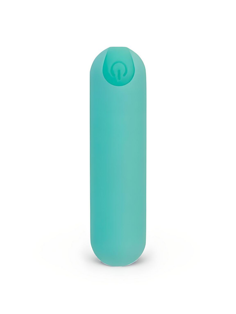 Teal Power Bullet Essential rechargeable vibrator with 3.5-inch length and 9 vibration functions, classic bullet style by BMS Factory.