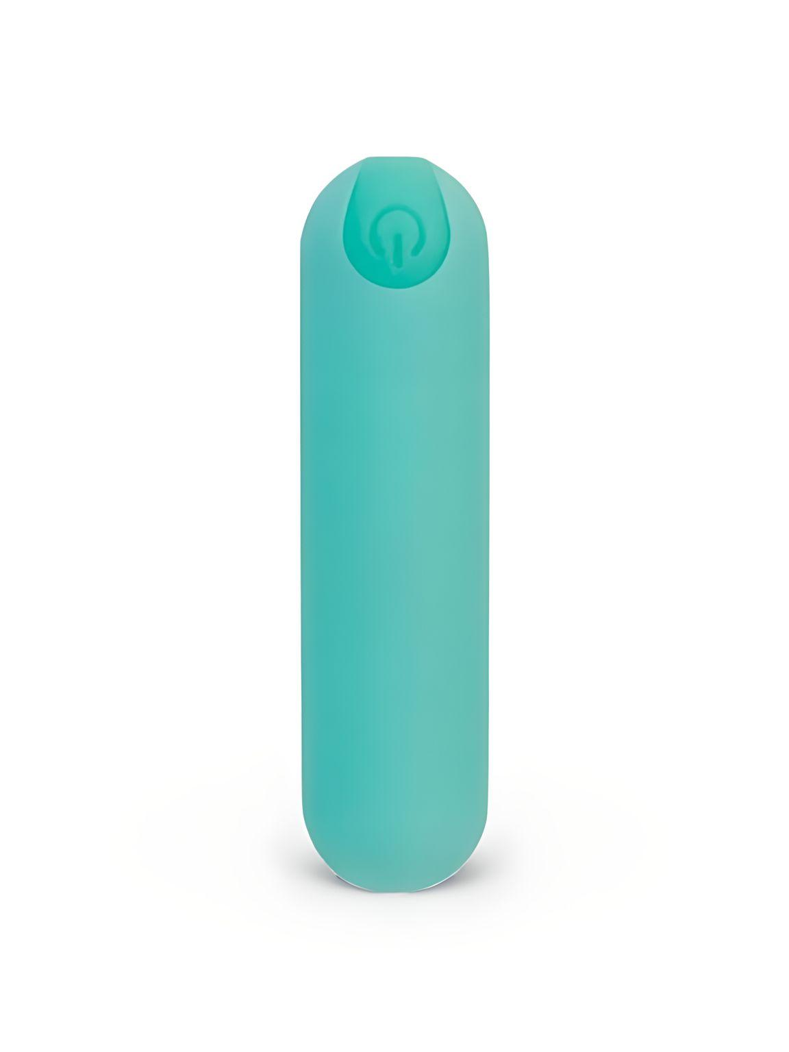 Power Bullet Essential 3.5" - Teal, a luxury bullet vibrator showcasing its sleek teal design.