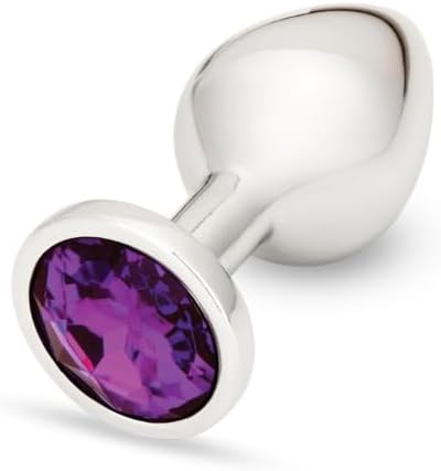 ME YOU US Crystal Jewels Metal Butt Plug with Jewelled Base and Temperature Play