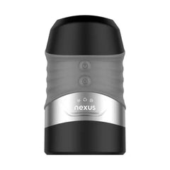 Nexus Alpha Surge Masturbator displayed with interchangeable cups, emphasising its customizable pleasure experience.