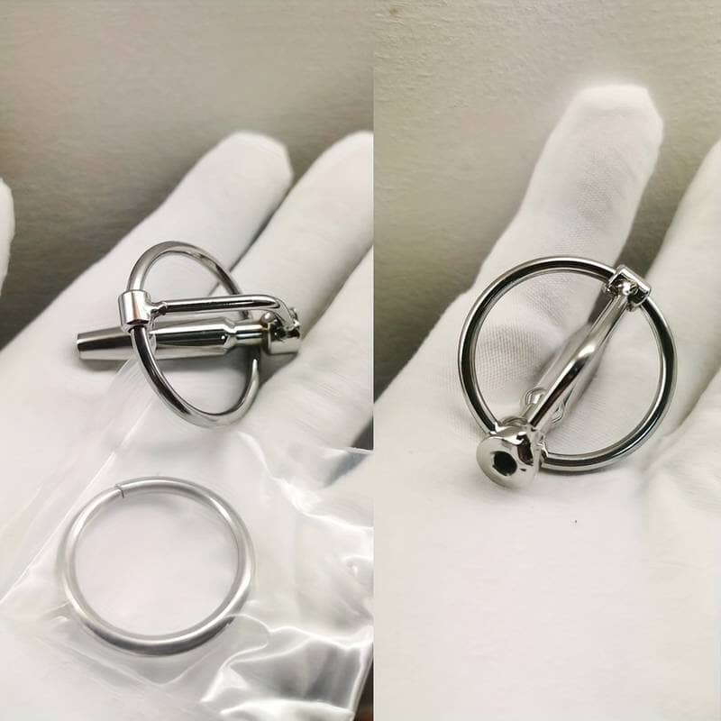 Metal Glans Ring Urethral Rod Urethral Plugs and Rings Scandals 