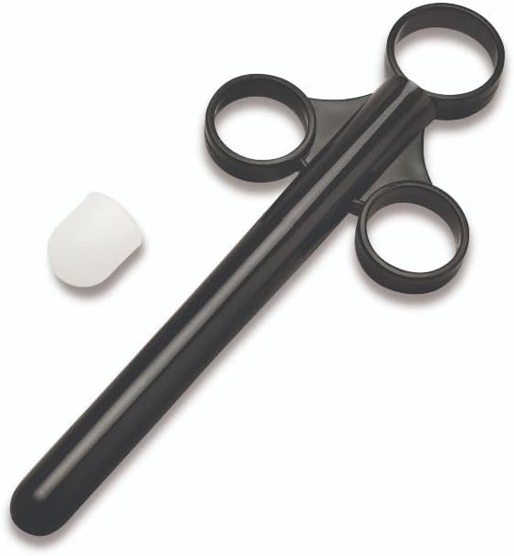 Close-up of the ergonomic handle of the Prowler RED Lube Shooter, showcasing its luxury design for effortless lubricant application.