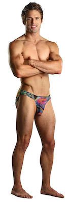 Male Power Print Brazilian Print Bikini
