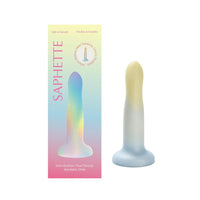 Artistic display of the Gradient Dildo with harness compatibility, emphasizing versatility for exhilarating duo-play sessions and enhanced intimacy.