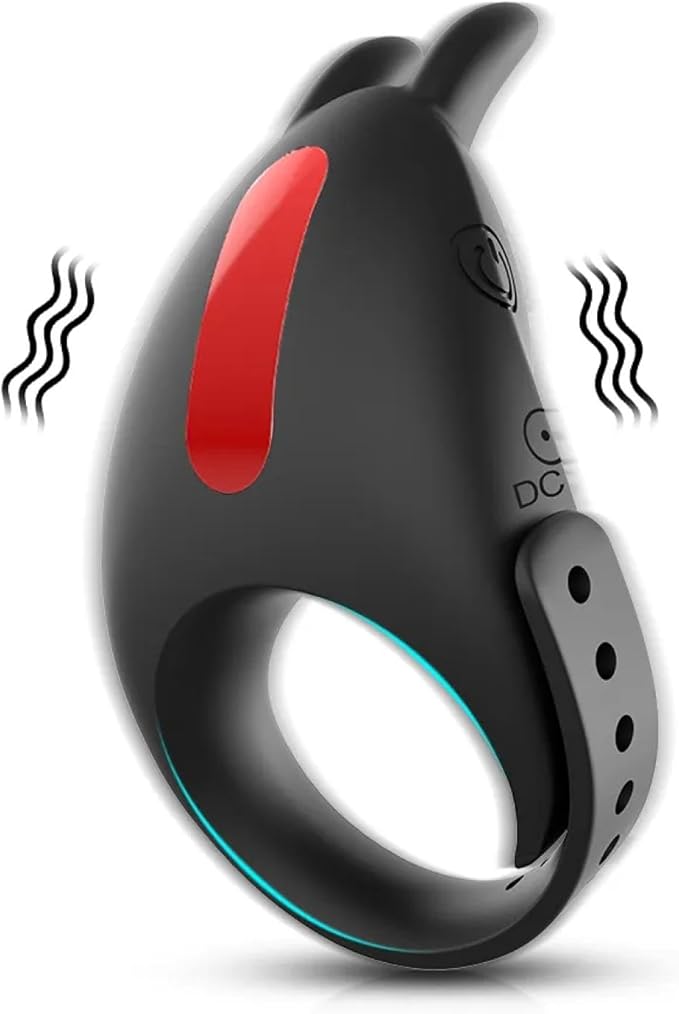 Adjustable Vibrating Cock Ring For Couple