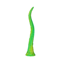 Scandals Tentacle Extra Long Silicone Dildo with textured suckers and suction cup base, flexible and detailed for versatile use.