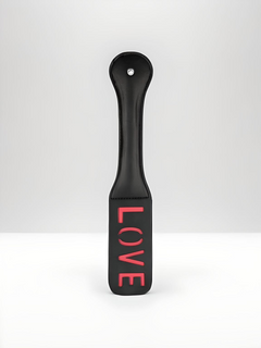 LOVE Imprint Paddle - Premium Faux Leather, Flexible Design for Lasting Impressions on Skin