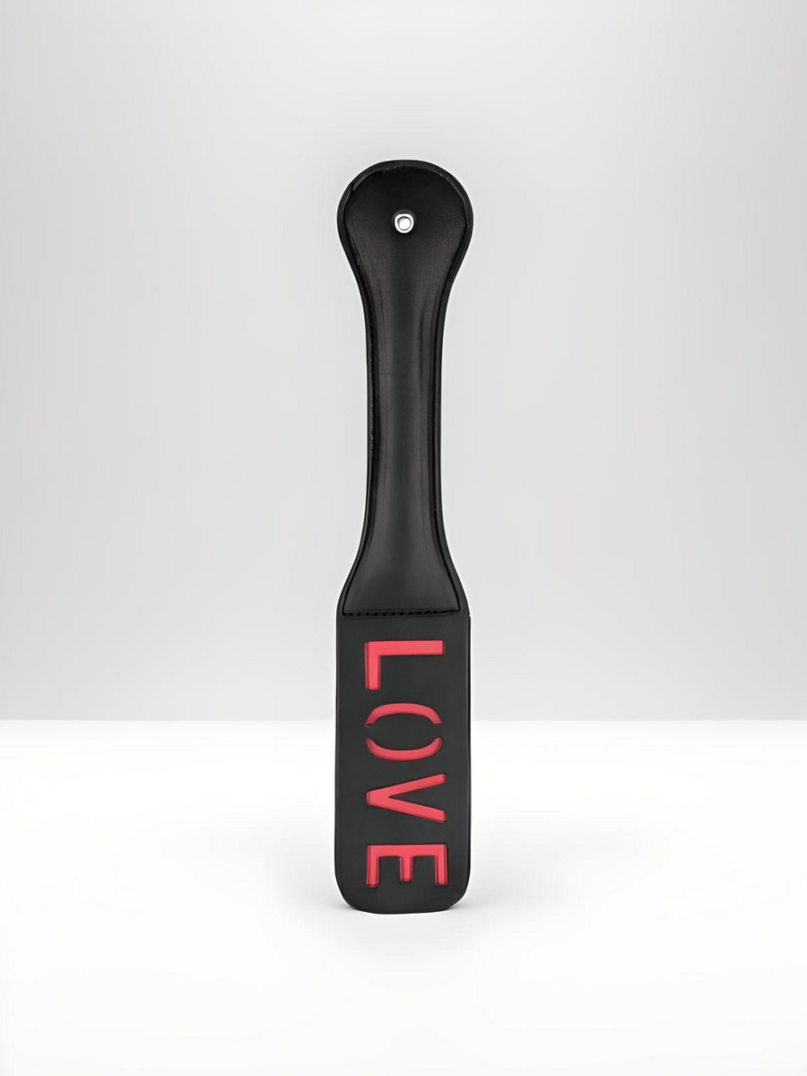 LOVE Imprint Paddle - Premium Faux Leather, Flexible Design for Lasting Impressions on Skin