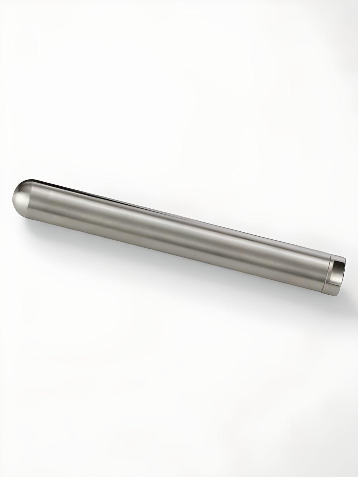 Stainless steel vibrator accessory for the Aneros Vice Silicone Vibrating Prostate Massager, illustrating its polished finish and luxury feel.