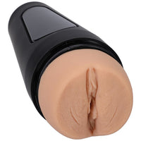 Elegant packaging of the Doc Johnson Main Squeeze Jewelz Blu ULTRASKYN Stroker Pussy, designed for a premium adult experience.