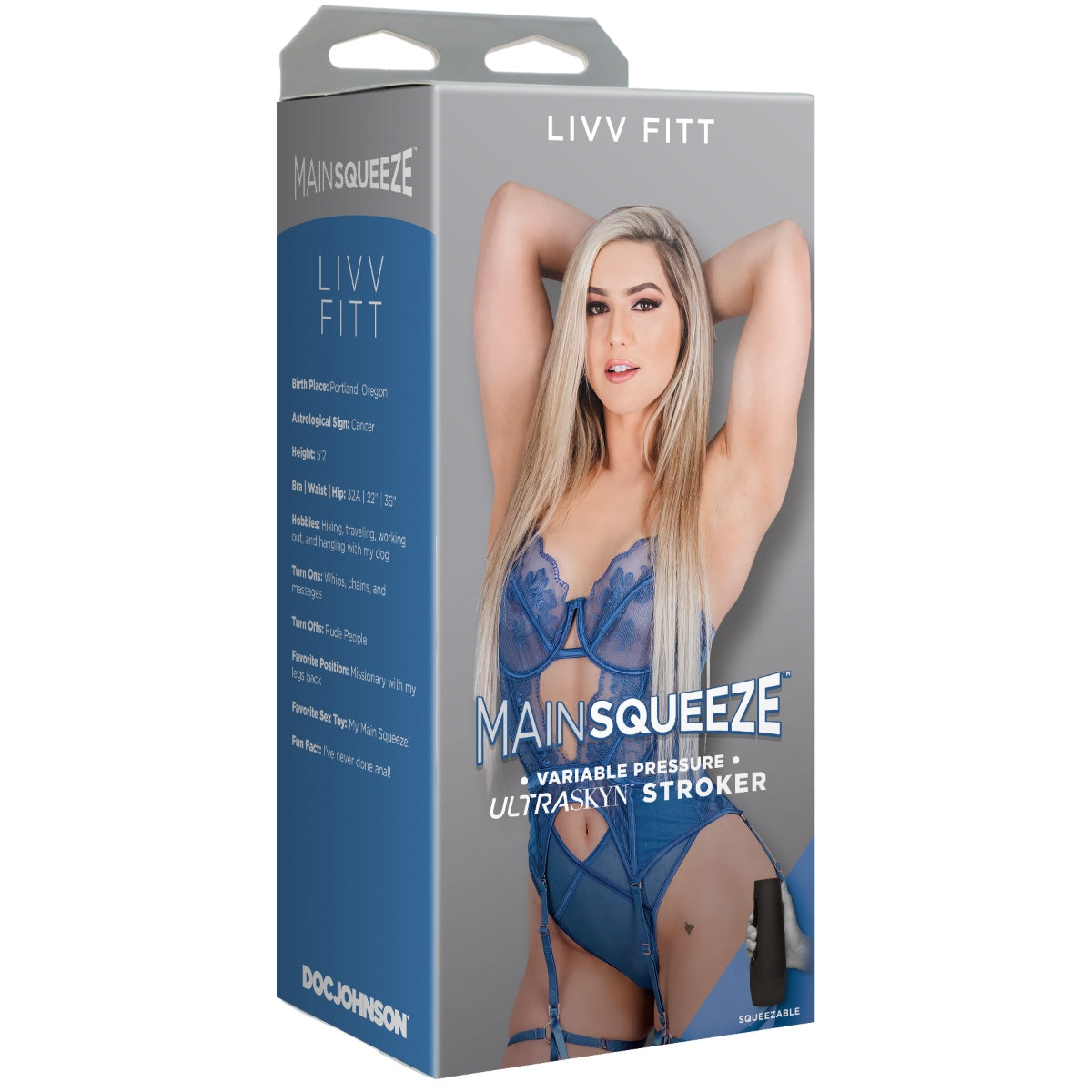 Livv Fitt Stroker - Main Squeeze Ultraskyn Vaginal Realistic Experience for Ultimate Pleasure