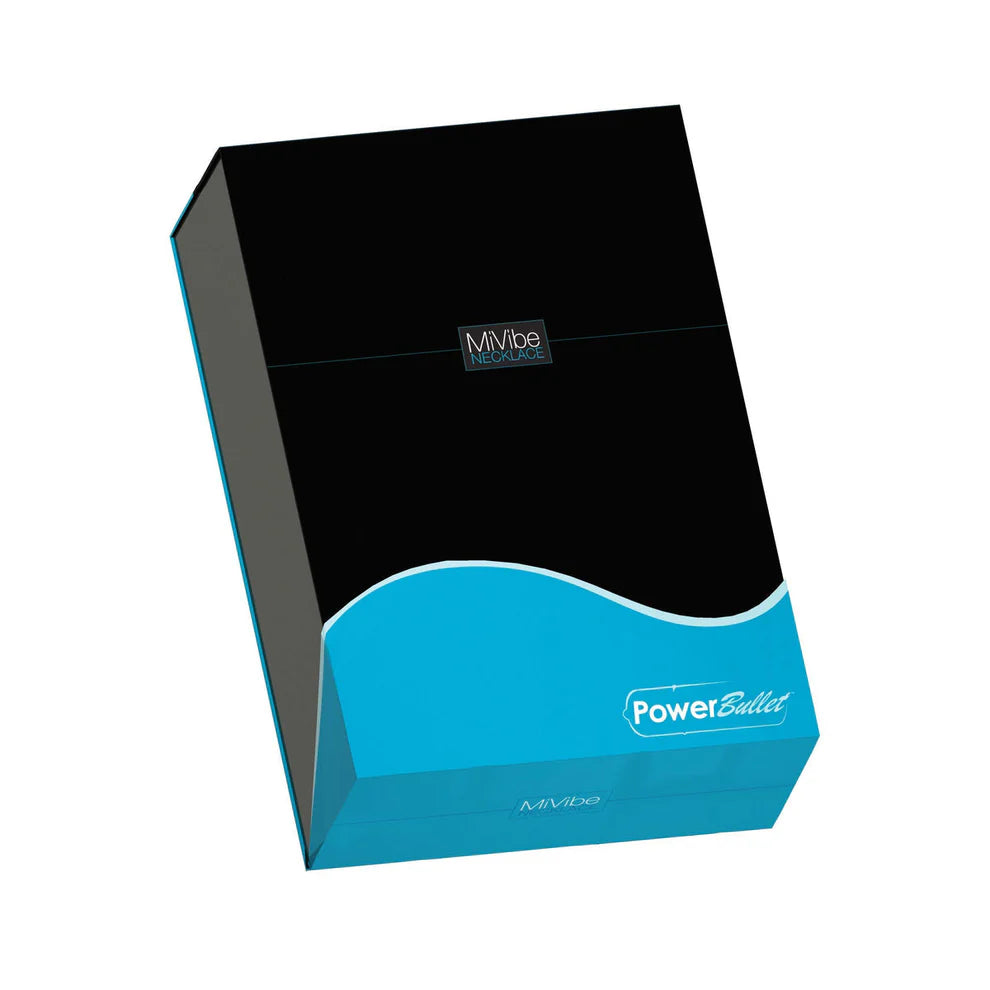 Power Bullet MiVibe Bullet Vibrator Necklace - Blue