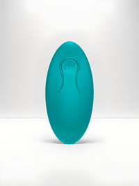 Remote control butt plug from Doc Johnson A-Play Vibe Adventurous collection, featuring a smooth teal finish and ergonomic shape for ultimate comfort.