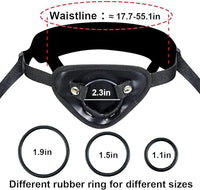 Thumbnail for Adjustable Strap-On Harness with 4 O-Rings for Customisable Play