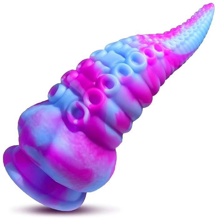 Anal Tentacle Dildo 8.7" With Strong Suction Cup, G-Spot & P-Spot Pleasurer, Premium Silicone Design