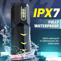 Thumbnail for an advertisement for a waterproof device with water splashing around it
