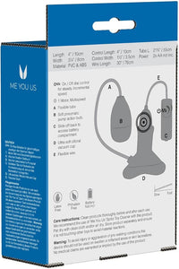 Me You Us Clitoral Masseuse Vibrating Clit Pump Transparent