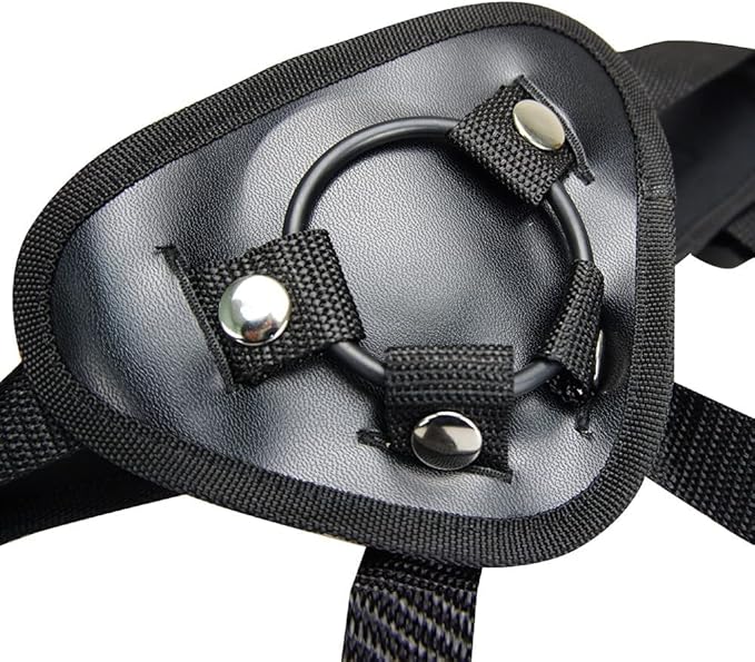 Adjustable Strap-On Harness with 4 O-Rings for Customisable Play