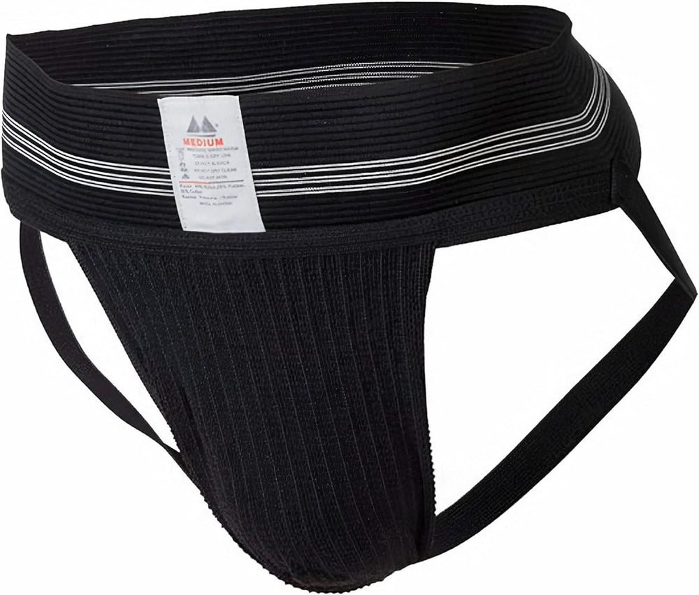 Bike adult support jockstrap, sporty knickers with supportive waistband and breathable fabric, designed for active comfort.