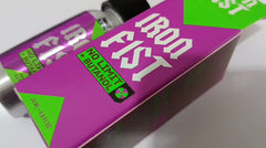 Iron Fist No Limit leather cleaner bottle and Butanol 24ml container, ideal for cleaning and maintaining leather items.