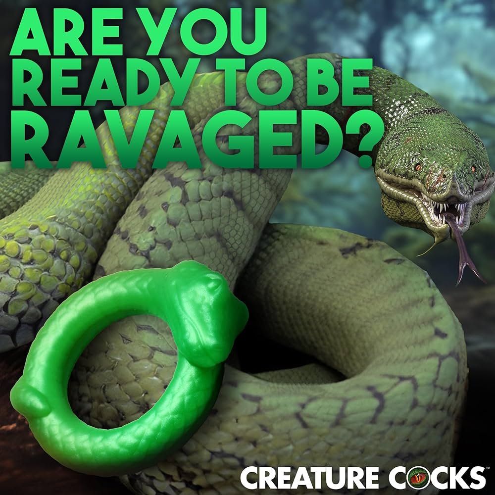 Creature Cocks Serpentine Snake Fantasy Silicone Cock Ring