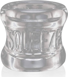 Oxballs Squeeze Ballstretcher, a silicone ball stretcher for male enhancement, featuring adjustable design and comfortable fit.